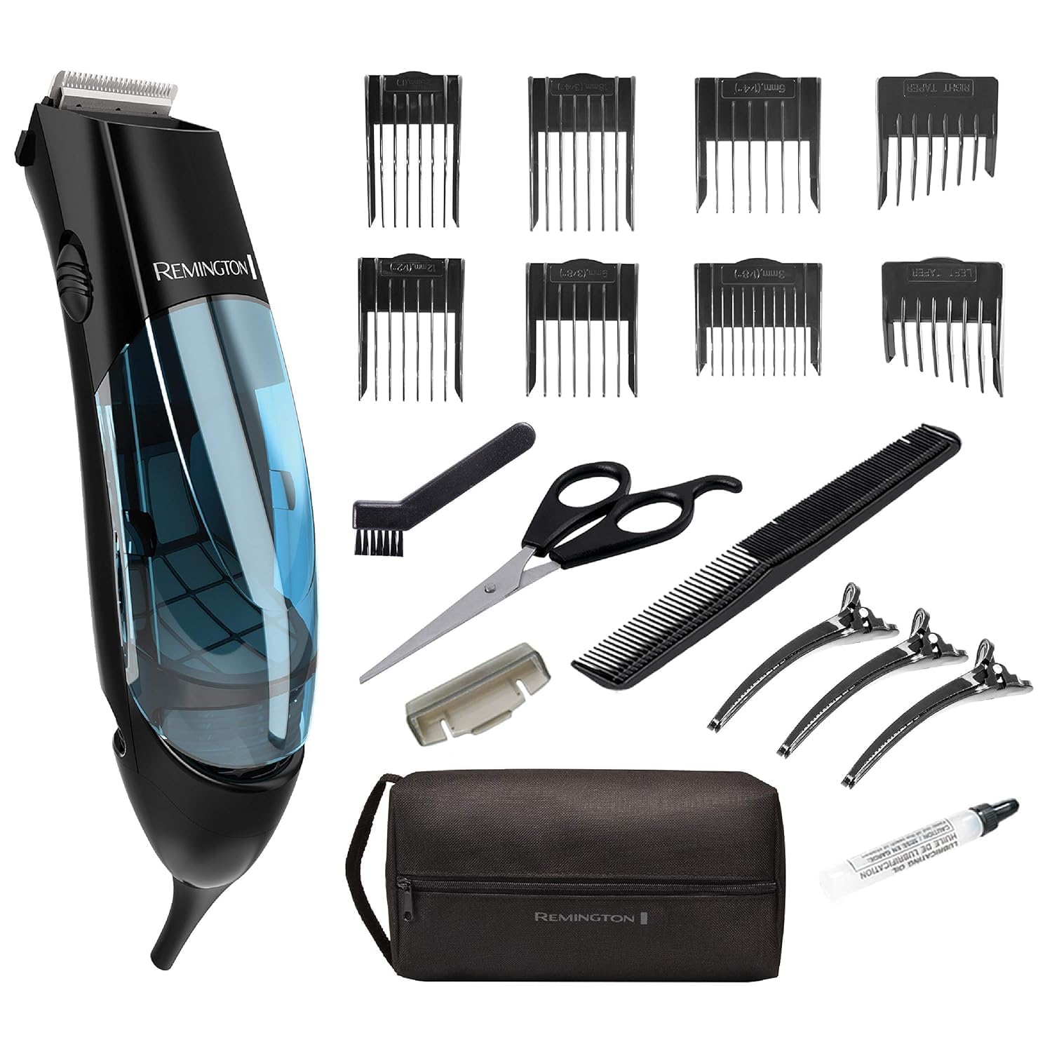 Men'S Grooming Vacuum - Mess-Free Vacuum Hair Clippers for Men,