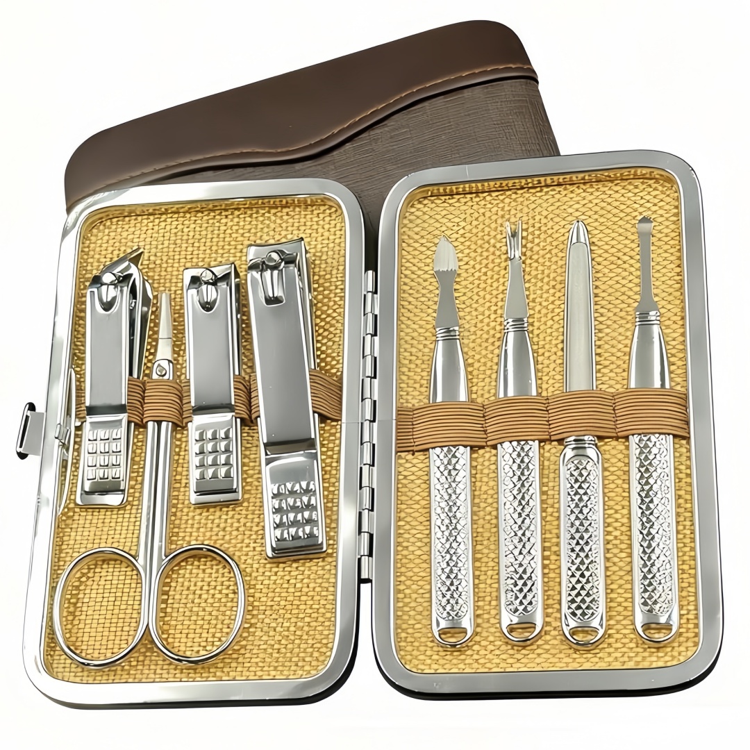Mens Grooming Kit Case - Manicure Set for Men and Women