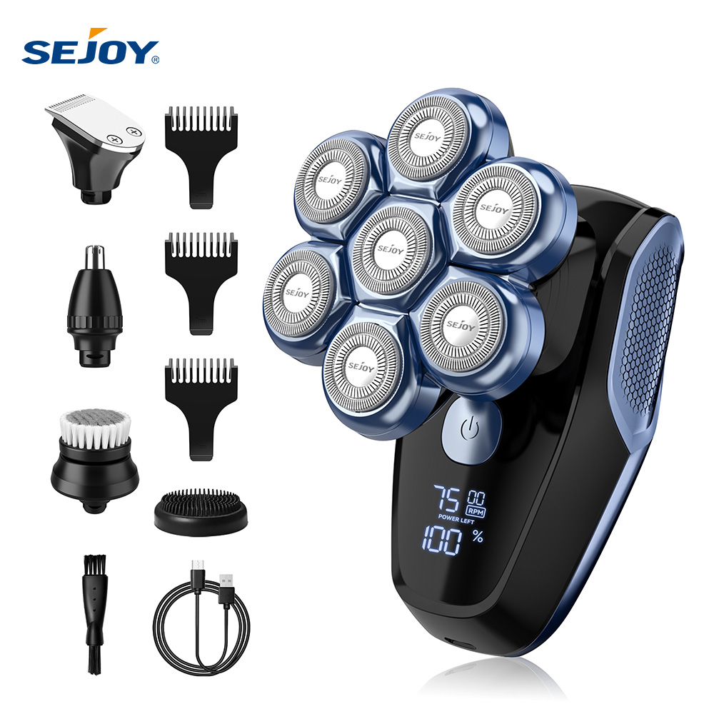 Men Grooming Full Body - Sejoy 6-in-1 7D Head Shavers for