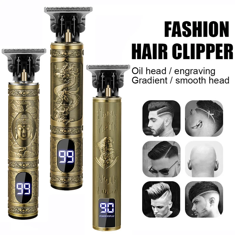 Mens Vintage Grooming Kit - T9 Men Grooming Kit Cordless Hair