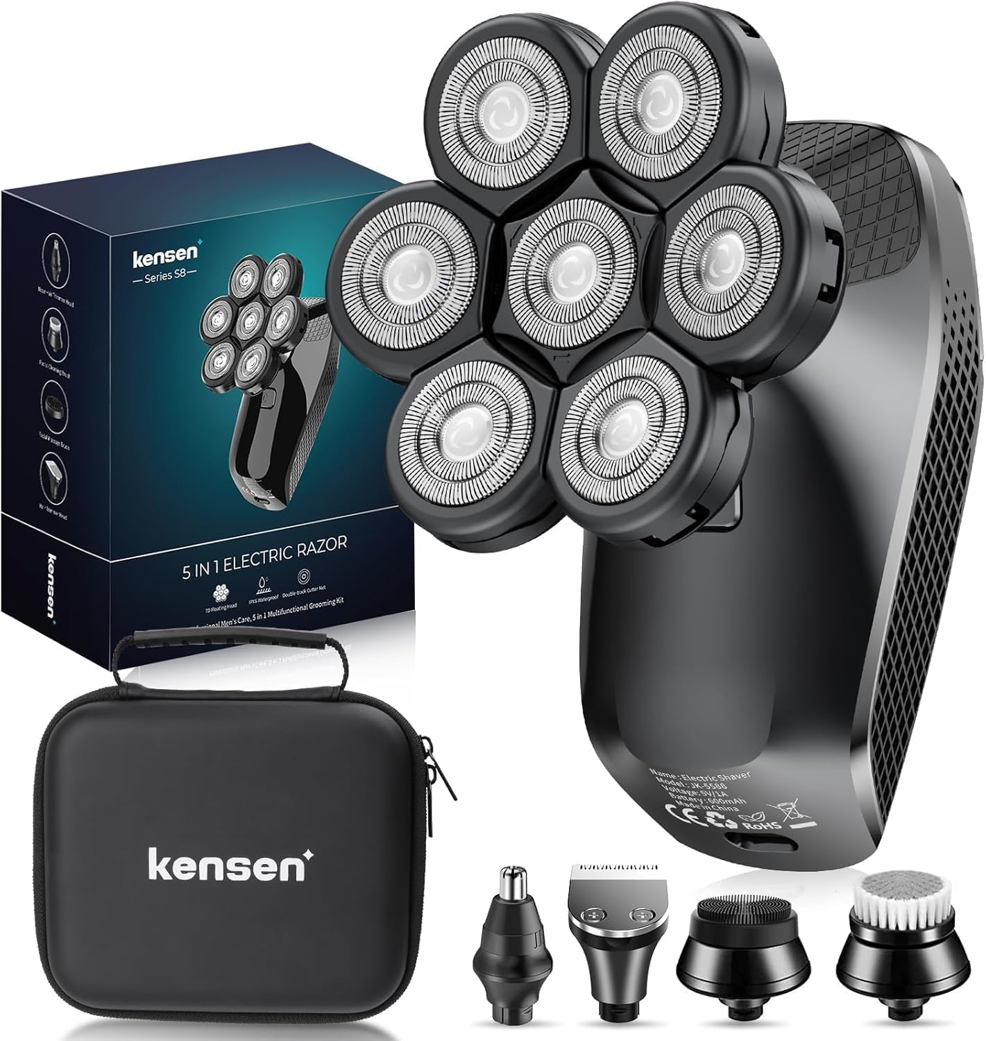 Men'S Grooming Images - 7D Head Shaver for Bald Men