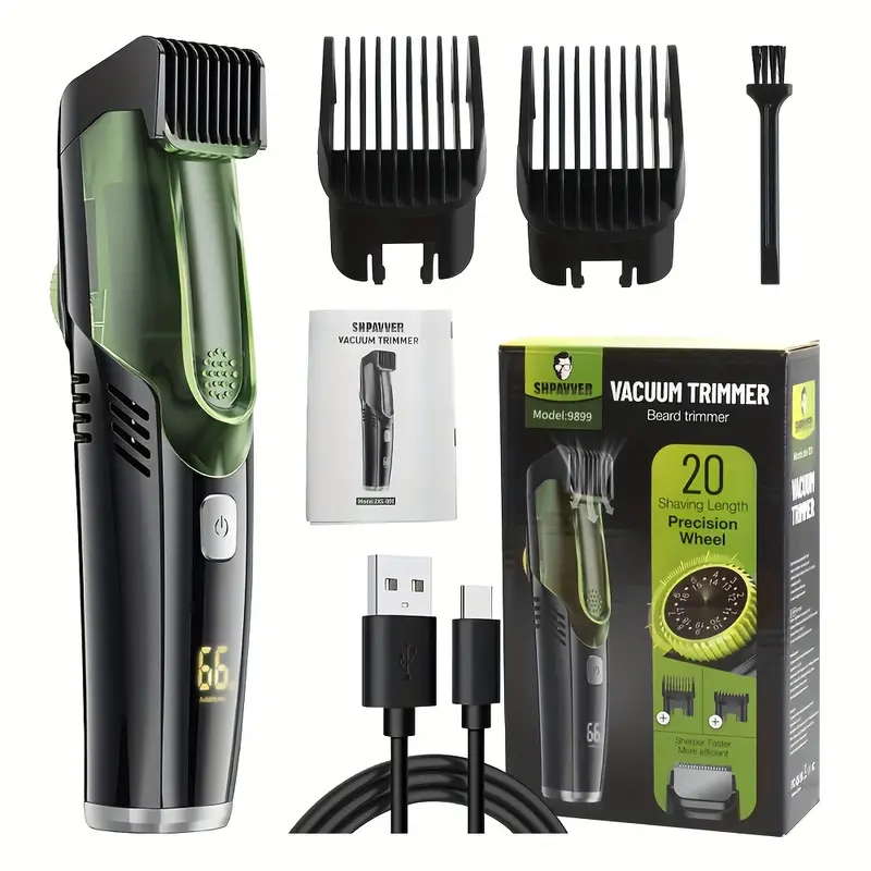 Cordless Men Beard Trimmer Rec - огляд і ціна Men'S Grooming Vacuum