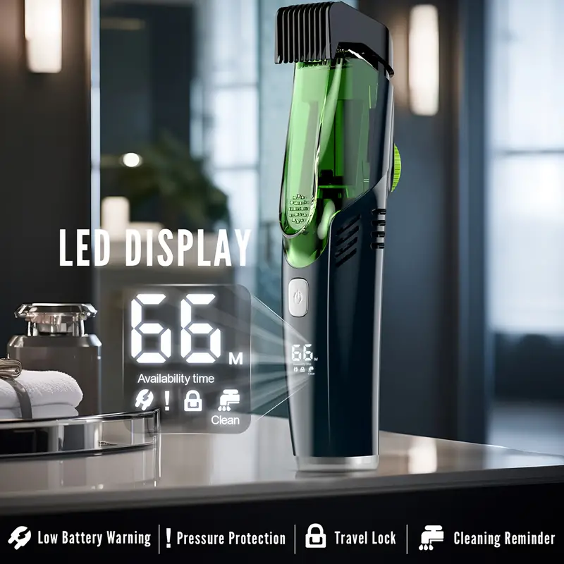Cordless Men Beard Trimmer Rec - огляд і ціна Men'S Grooming Vacuum