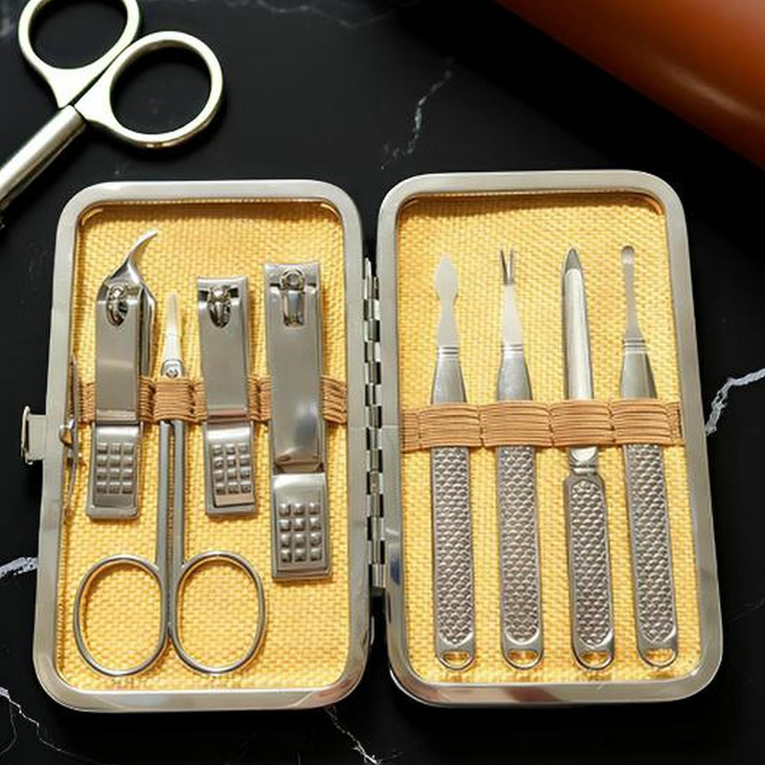 Manicure Set for Men and Women - огляд і ціна Mens Grooming Kit Case