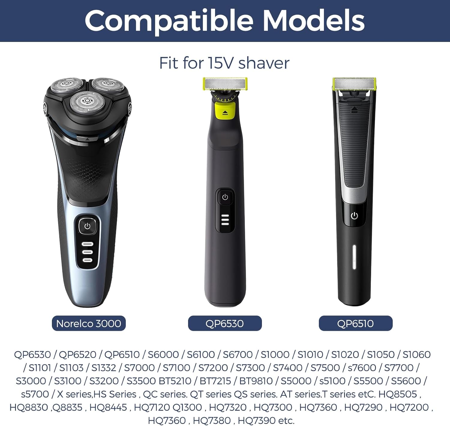 15V HQ8505 Typec Shaver Adapte - огляд і ціна Electric Shaver Rotary