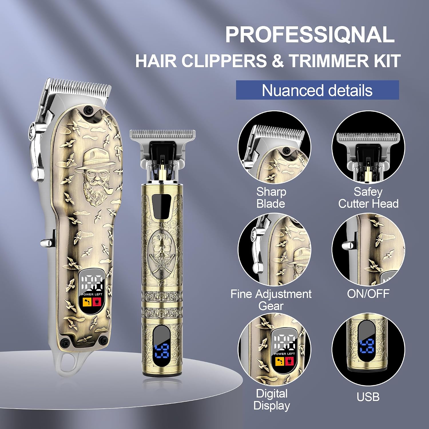 Cordless Hair Clippers Set for - огляд і ціна Men'S Grooming Images