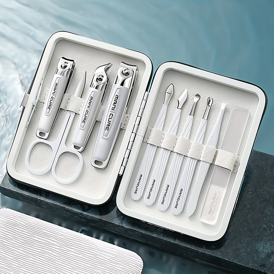 10pcs Professional Nail Care K - огляд і ціна Mens Grooming Kit Case