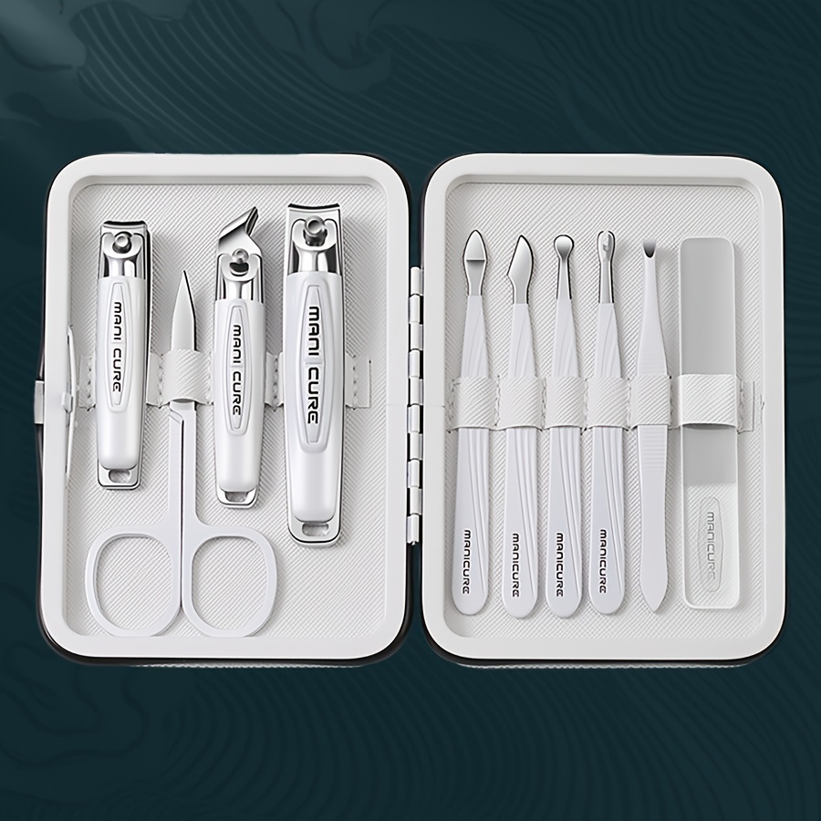 10pcs Professional Nail Care K - огляд і ціна Mens Grooming Kit Case