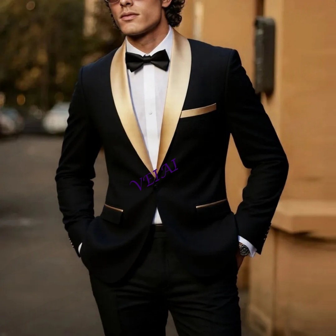 CustomizedNew Gold Lapel Black - огляд і ціна Men'S Grooming Daily