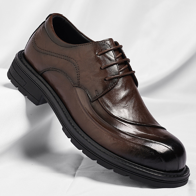 Brown Burnished Genuine Leathe - огляд і ціна Men'S Grooming Daily
