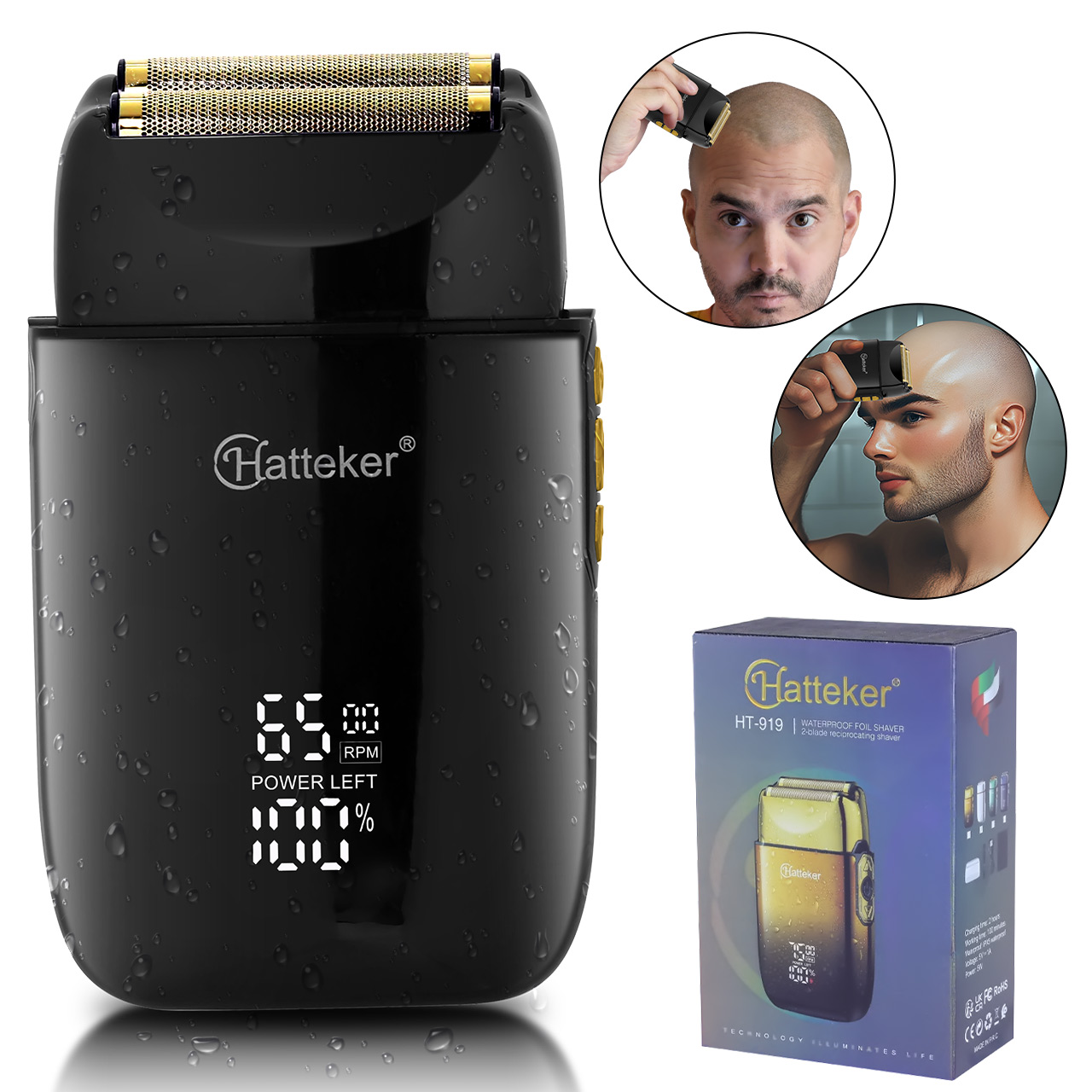 Hatteker Cordless Beard Trimme - огляд і ціна Men'S Grooming Vacuum