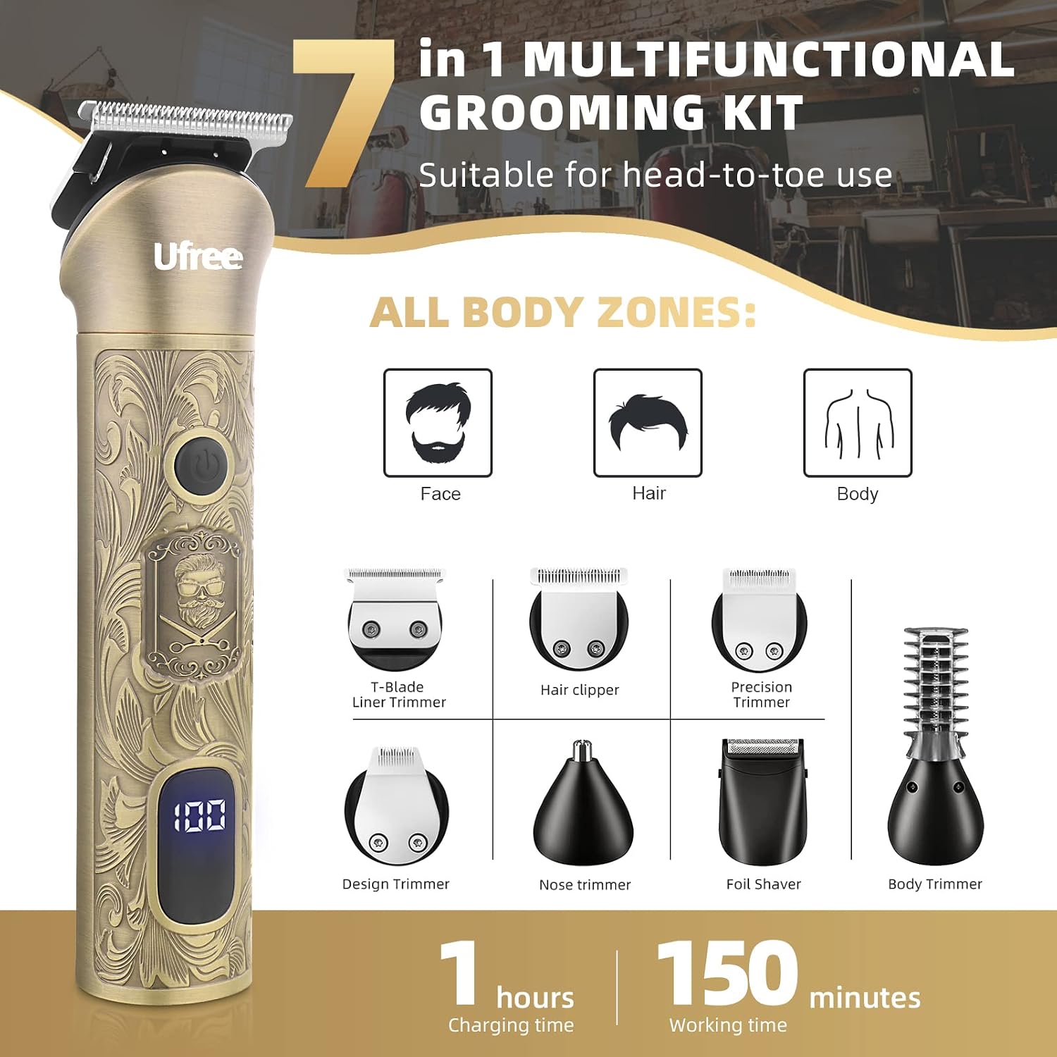 7-in-1 Beard Trimmer, Electric - огляд і ціна Men'S Grooming Images