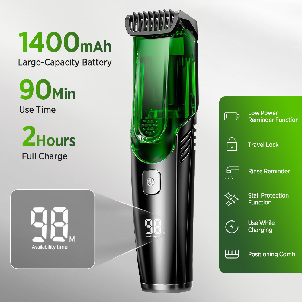 Cordless Men Beard Trimmer Ele - огляд і ціна Men'S Grooming Vacuum