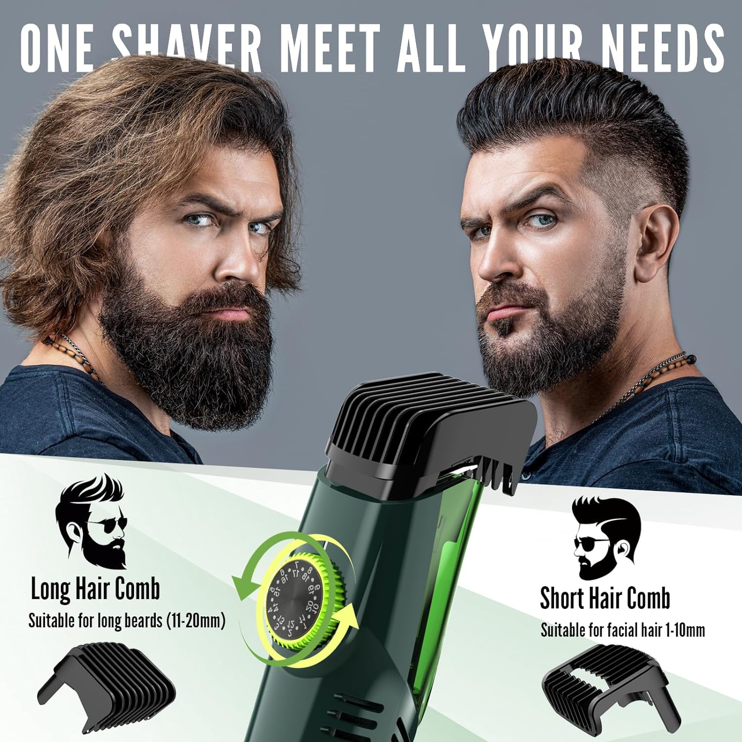 Hatteker Beard Trimmer for Men - огляд і ціна Men'S Grooming Vacuum