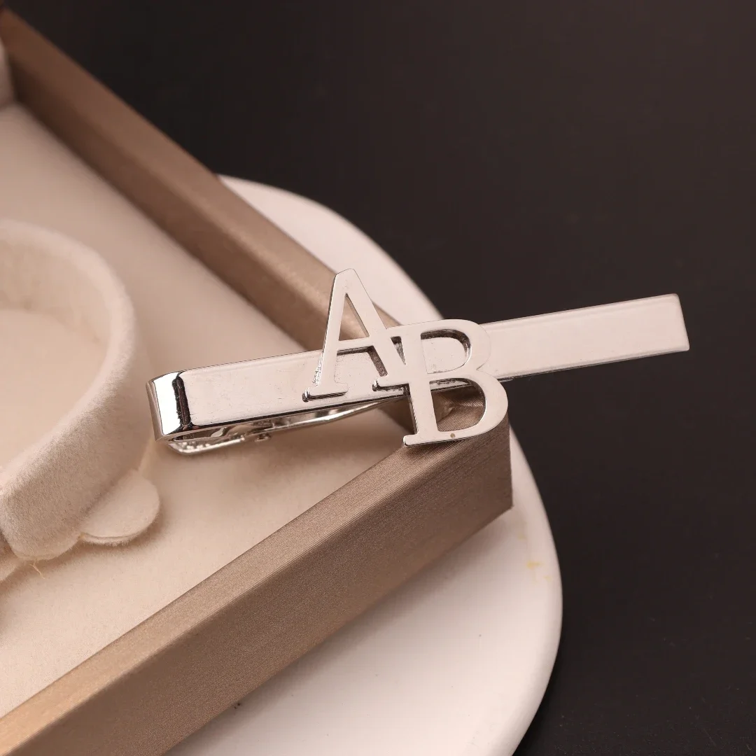 Custom Initial Tie Clip for Gr - огляд і ціна Men Grooming Usa
