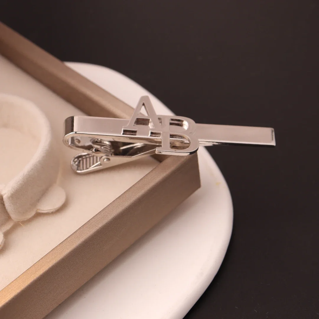 Custom Initial Tie Clip for Gr - огляд і ціна Men Grooming Usa