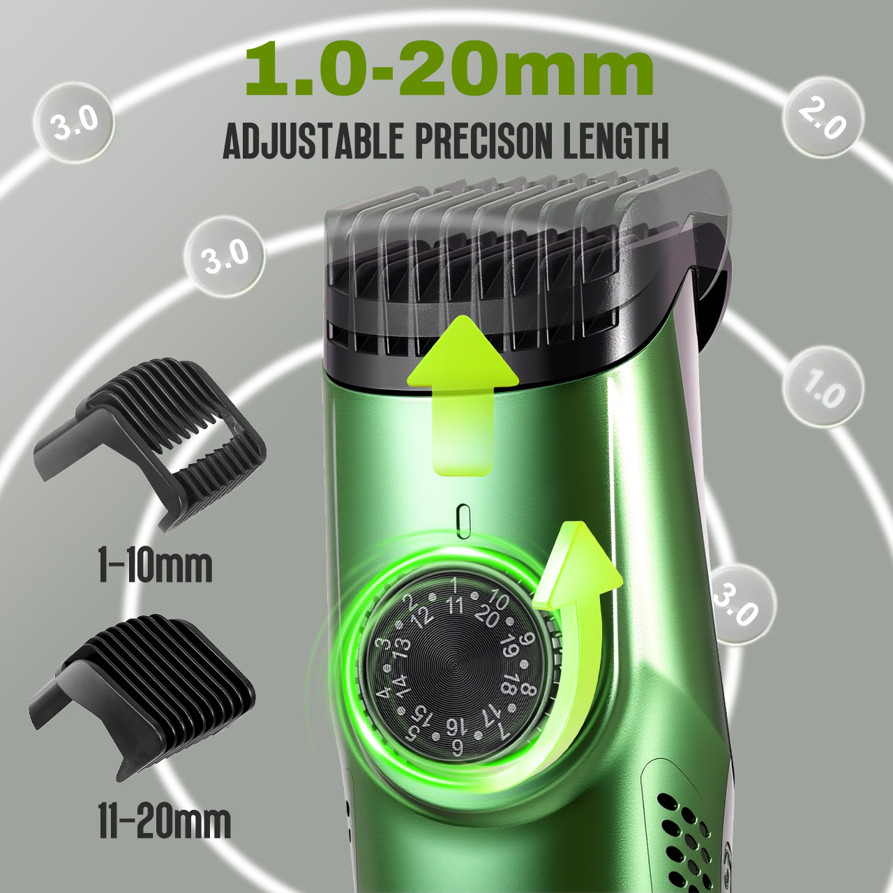 Solimpia Cordless Beard Trimme - огляд і ціна Men'S Grooming Vacuum
