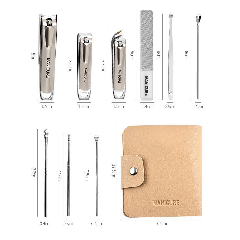 Manicure Pedicure Kit 10 Pcs P - огляд і ціна Mens Grooming Kit Case