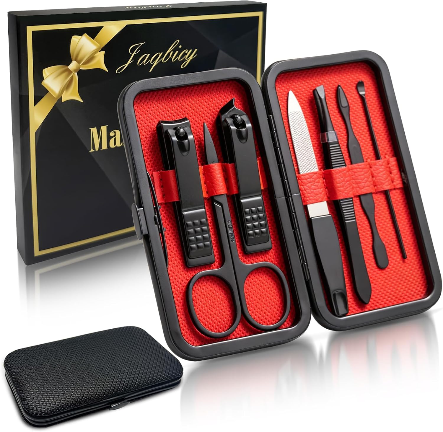 Gift for Dad Men, Manicure Set - огляд і ціна Mens Grooming Kit Case