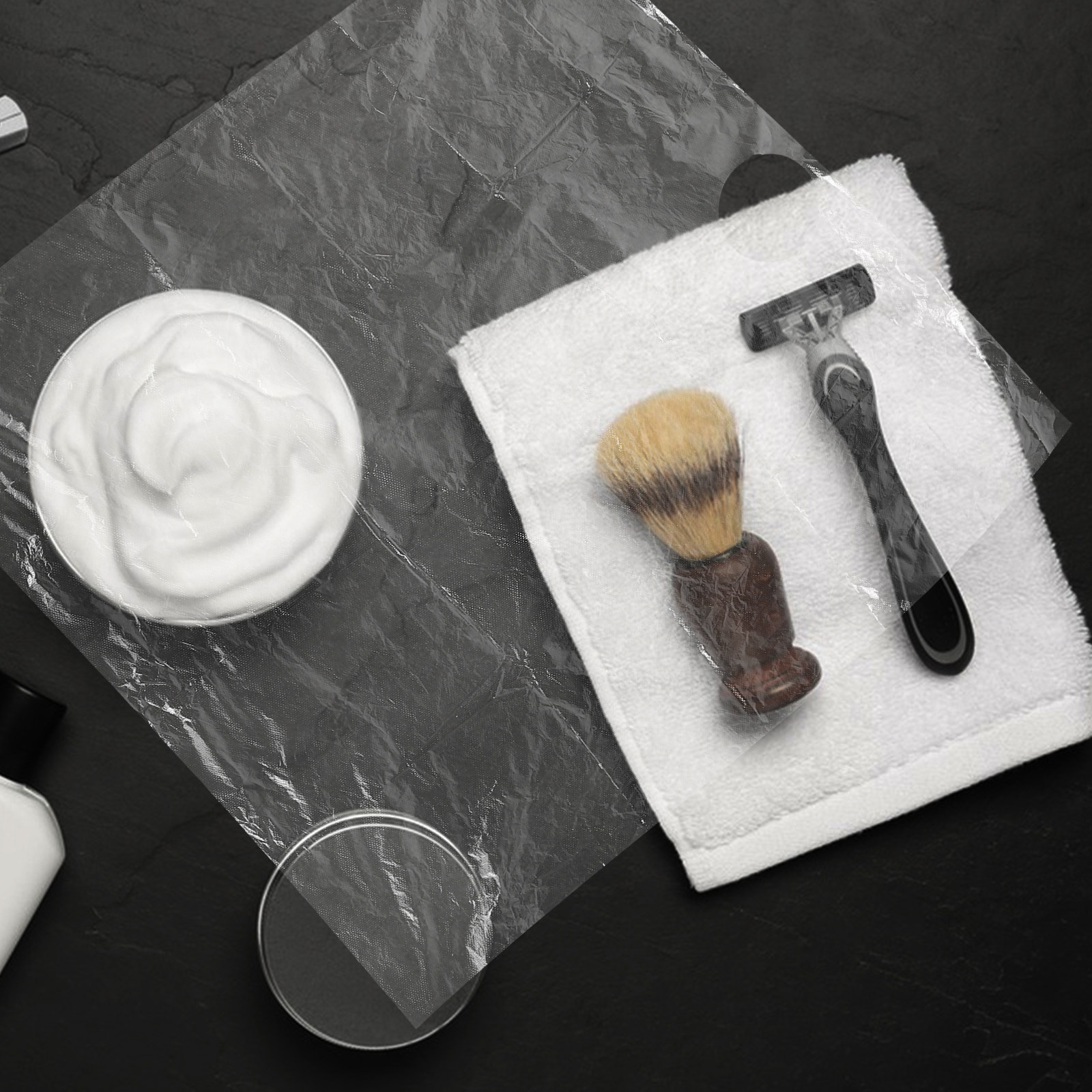 Disposable Shaving Bib for Men - огляд і ціна Men Grooming Usa